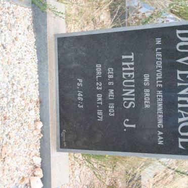 DUVENHAGE Theunis J. 1903-1971