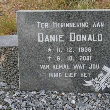 DONALD Danie 1936-2001