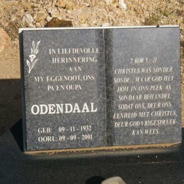 LUDWICK Odendaal 1932-2001 &amp; Sannie 1929-2014