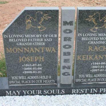 MOROBENG Monnantwa Joseph 1941-2006 &amp; Rachel Keikanyetse 1944-2007