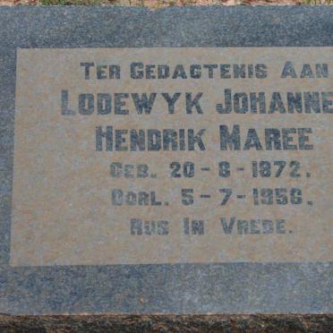 MAREE Lodewyk Johannes Hendrik 1872-1956