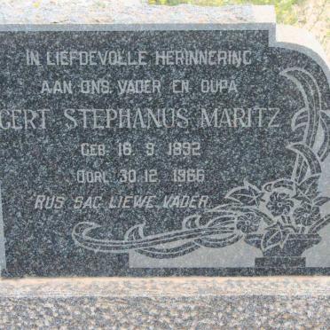 MARITZ Gert Stephanus 1892-1966 &amp; Maria Catharina NEL 1890-1964