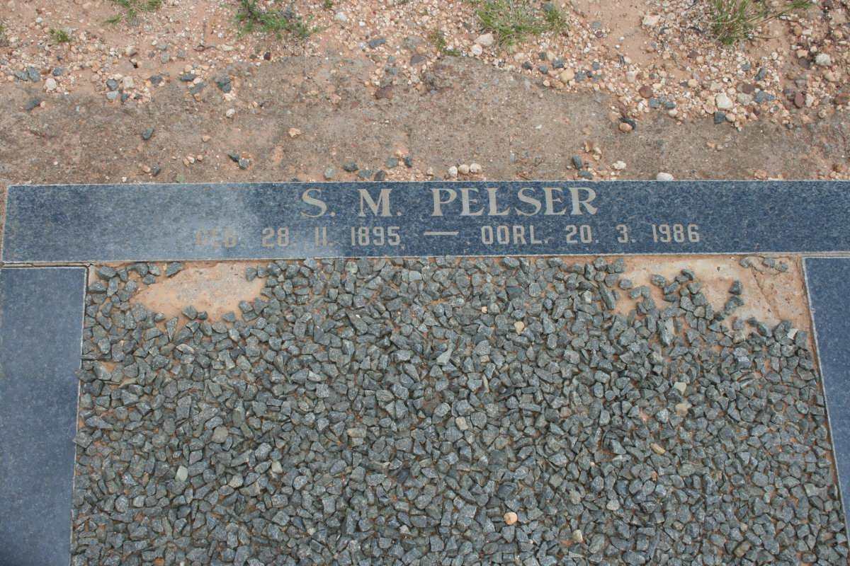 PELSER S.M. 1895-1986