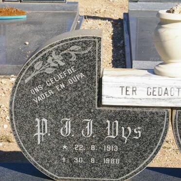 UYS P.J.J 1913-1988 &amp; J.J. 1920-2008
