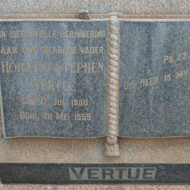 VERTUE Horatio Stephen 1880-1955