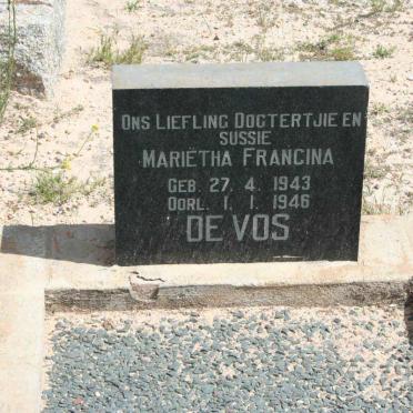 VOS Marietha Francina, de 1943-1946