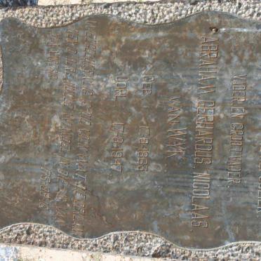 WYK Abraham Gerhardus Nicolaas, van 1863-1947