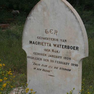 WATERBOER Magrietta nee KOK 1828-1890