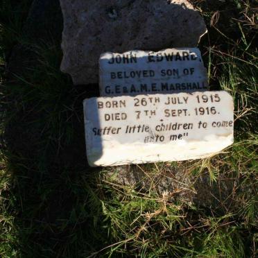 MARSHALL John Edward 1915-1916