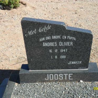 JOOSTE Andries Olivier 1947-1981
