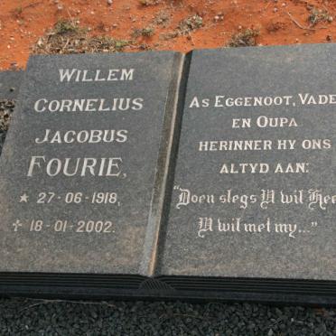 FOURIE Willem Cornelius Jacobus 1918-2002