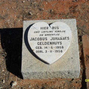 GELDENHUYS Jacobus Johannes 1958-1958