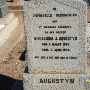 AUGUSTYN Wilhelmina J. 1903-1945