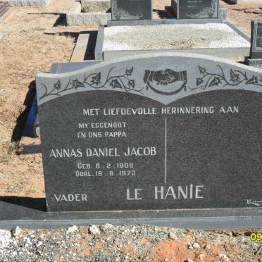 HANIE Annas Daniel Jacob, le 1908-1973