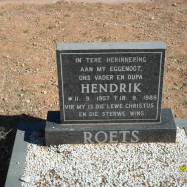 ROETS Hendrik 1907-1989