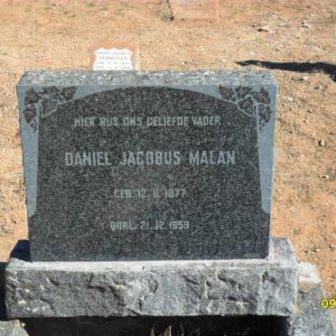 MALAN Daniel Jacobus 1877-1959
