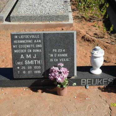 BEUKES A.M.J. nee SMITH 1933-1995