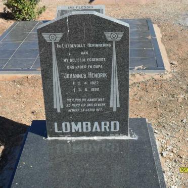 LOMBARD Johannes Hendrik 1927-1999