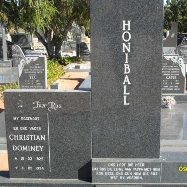 HONIBALL Christian Dominey 1925-1994