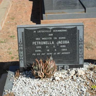 KRUGER Petronella Jacoba 1896-1982
