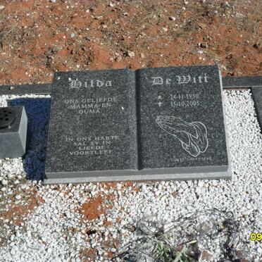 WITT Hilda, de 1930-2005