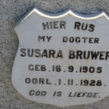 BRUWER Susara 1905-1928