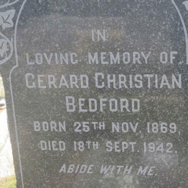 BEDFORD Gerard Christian 1869-1942