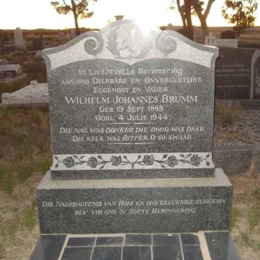 BRUMM Wilhelm Johannes 1889-1944