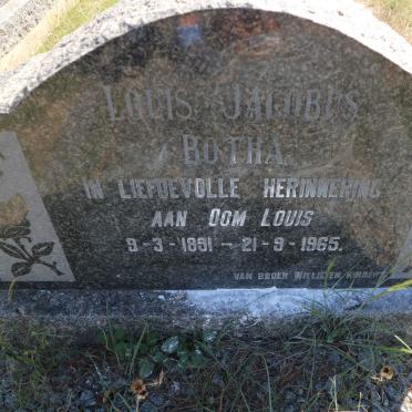 BOTHA Louis Jacobus 1891-1965