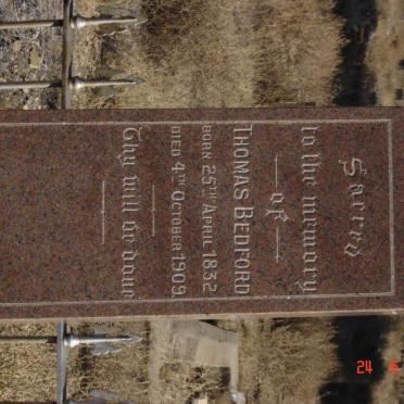 BEDFORD Thomas 1832-1909
