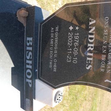 BISHOP Andries 1976-2002
