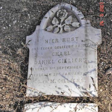 CILLIERS Charl Daniel 1892-1893