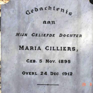 CILLIERS Maria 1895-1912