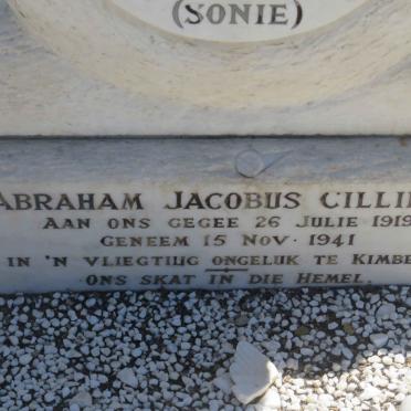 CILLIERS Abraham Jacobus 1919-1941