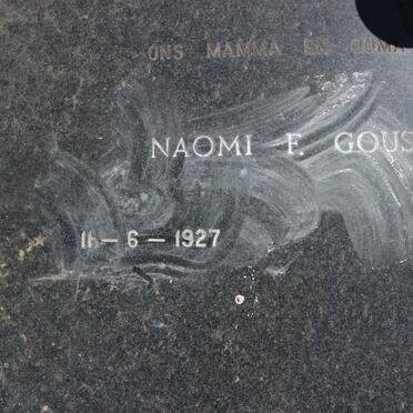 GOUS Abraham J. 1921-1986 &amp; Naomi F. 1927-