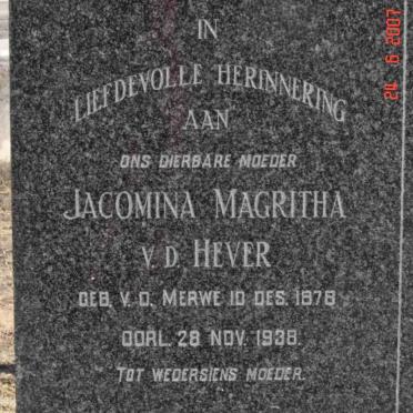HEVER Charles Pieter, v.d. 1879-1952 &amp; Jacomina Magritha 1878-1938