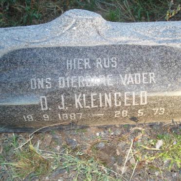 KLEINGELD D.J. 1887-1973