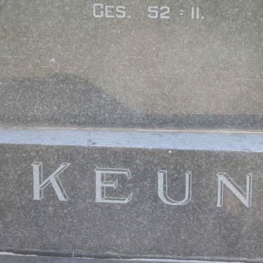 KEUN Rhoda 1906-1985