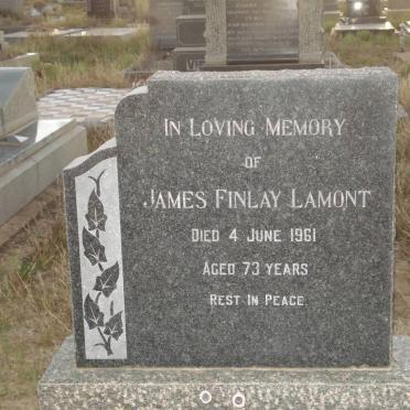 LAMONT James Finlay -1961