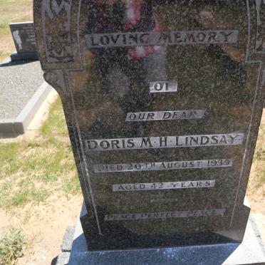 LINDSAY Doris M.H. -1939