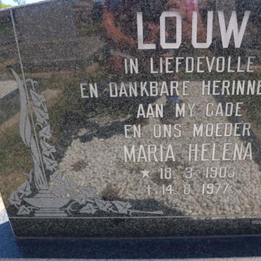LOUW Maria Helena 1903-1977