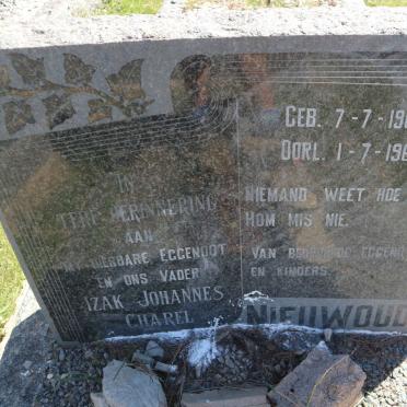 NIEUWOUDT Izak Johannes Charel 1907-1965