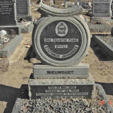 NIEUWOUDT Stephanus Johannes 1920-1943