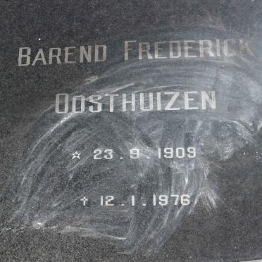 OOSTHUIZEN Barend Frederick 1909-1976 &amp; Aletta Maria PIENAAR 1907- 