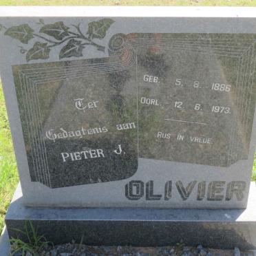 OLIVIER Pieter J. 1886-1973
