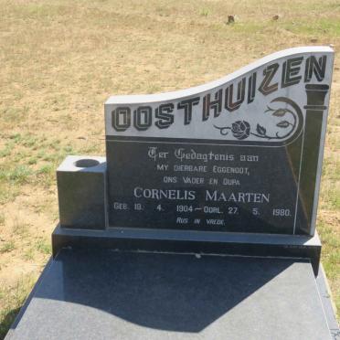 OOSTHUIZEN Cornelis Maarten 1904-1980