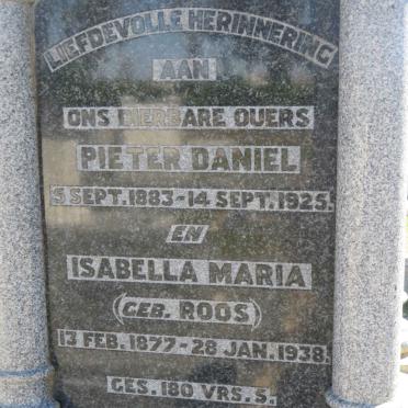 PLESSIS Pieter Daniel, du 1883-1925 &amp; Isabella Maria ROOS 1877-1938 :: DU PLESSIS Louis 1921-1922