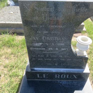 ROUX Jan Christiaan, le 1899-1967
