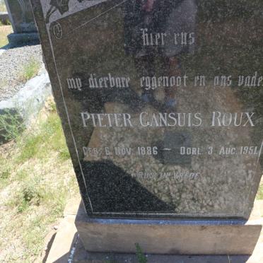 ROUX Pieter Gansuis 1886-1951