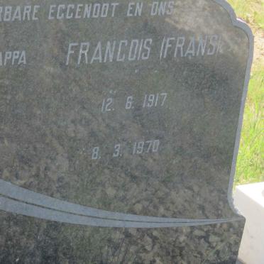STEVENS Francois 1917-1970 &amp; Francina Maria Swart VILJOEN 1934-2014